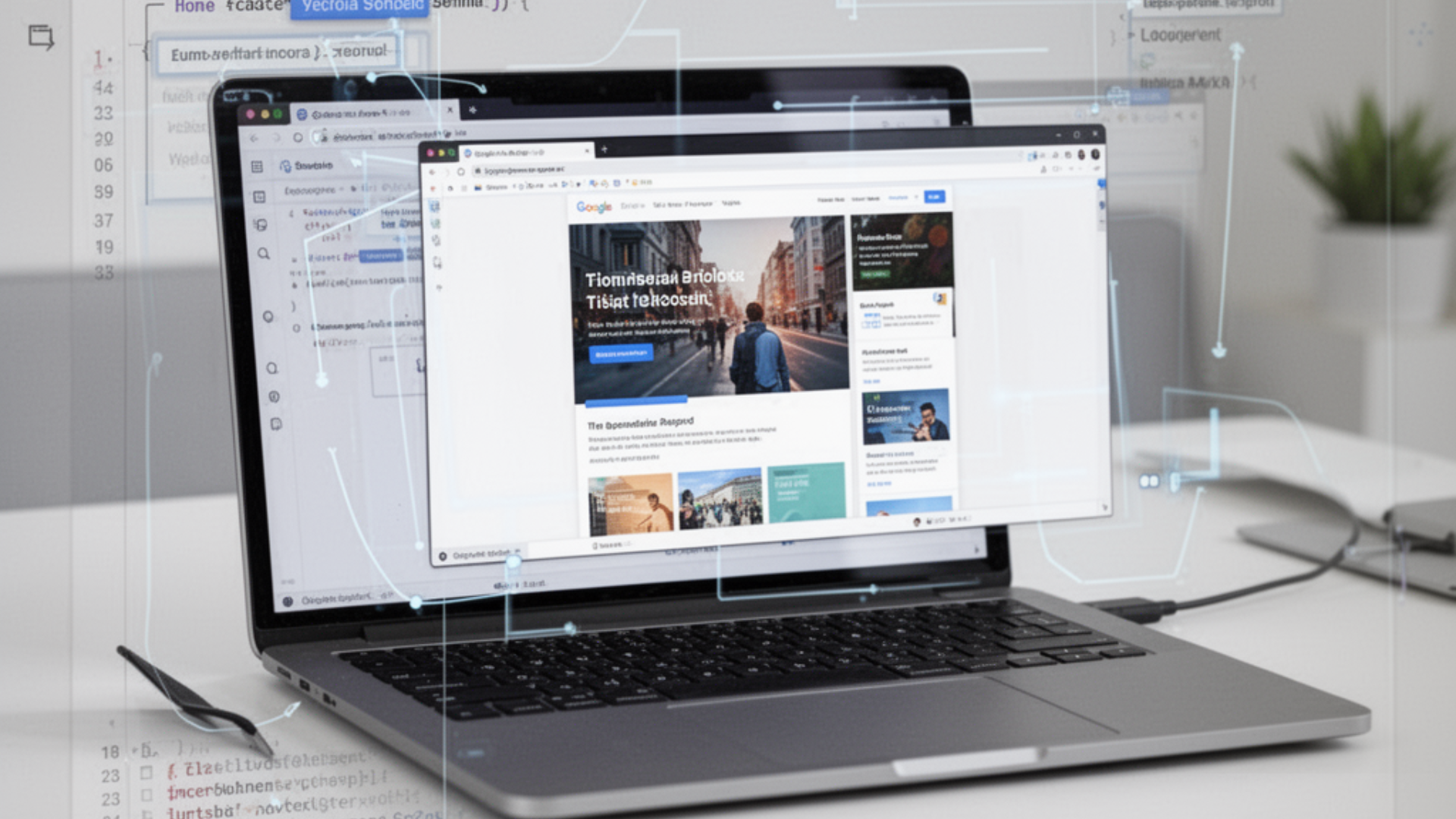generování webu v AI